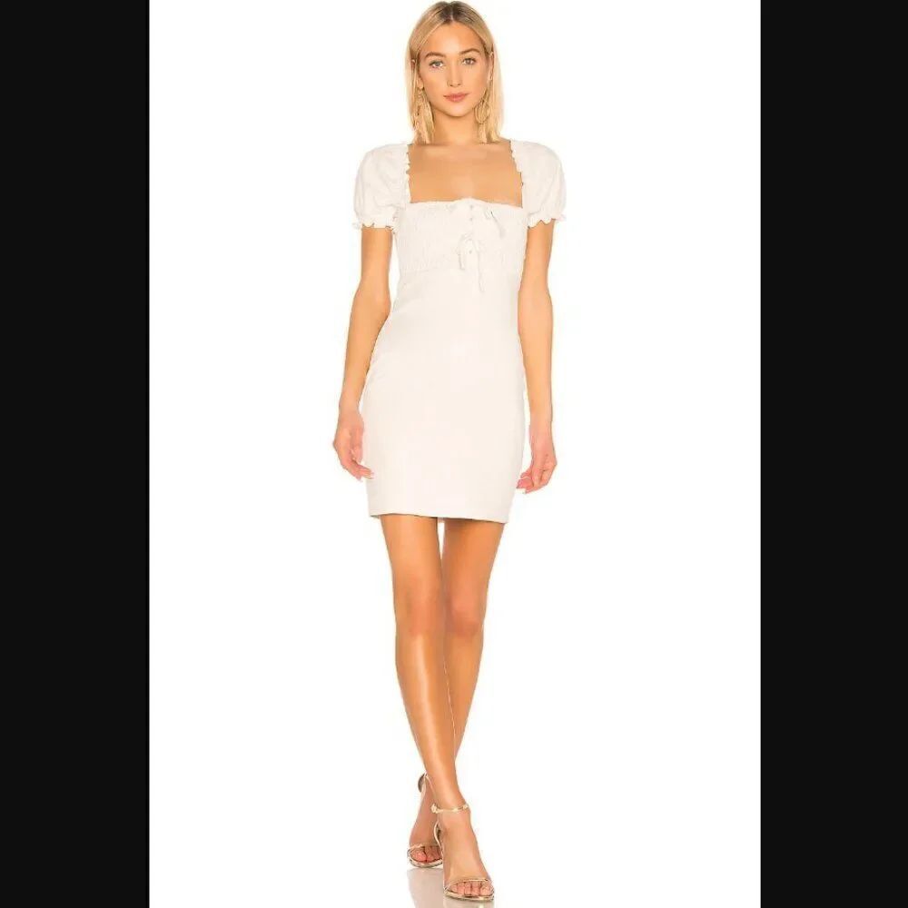 NWOT Revolve x ASTR The Label Nina Dress in Off White | Size XS